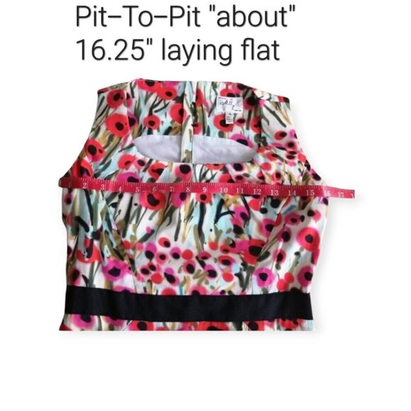Milly of New York Poppy Fields Sheath Dress Floral Garden Party Multicolor 4 NWT - Picture 9 of 13